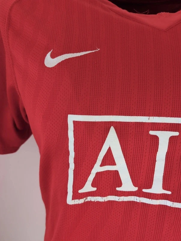 Manchester united 2007 2008 Nike football shirt soccer jersey L 237924 666