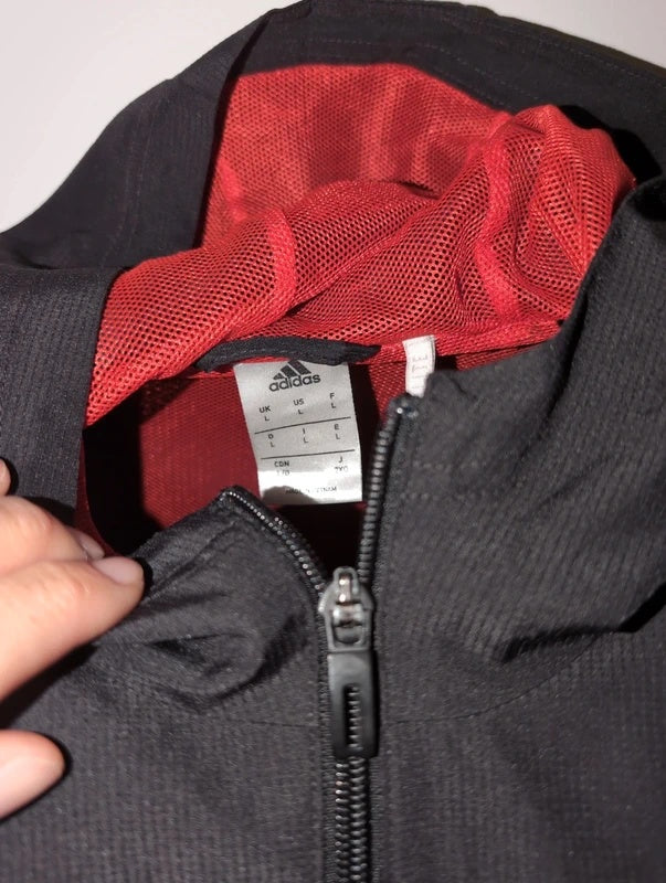 Manchester united 2017 adidas presentation UCL jacket football soccer L bs4304