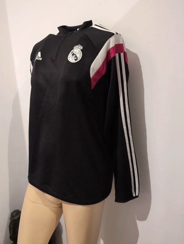 Real Madrid 2014 2015 adidas 1/2 zip training jacket football soccer L m37189