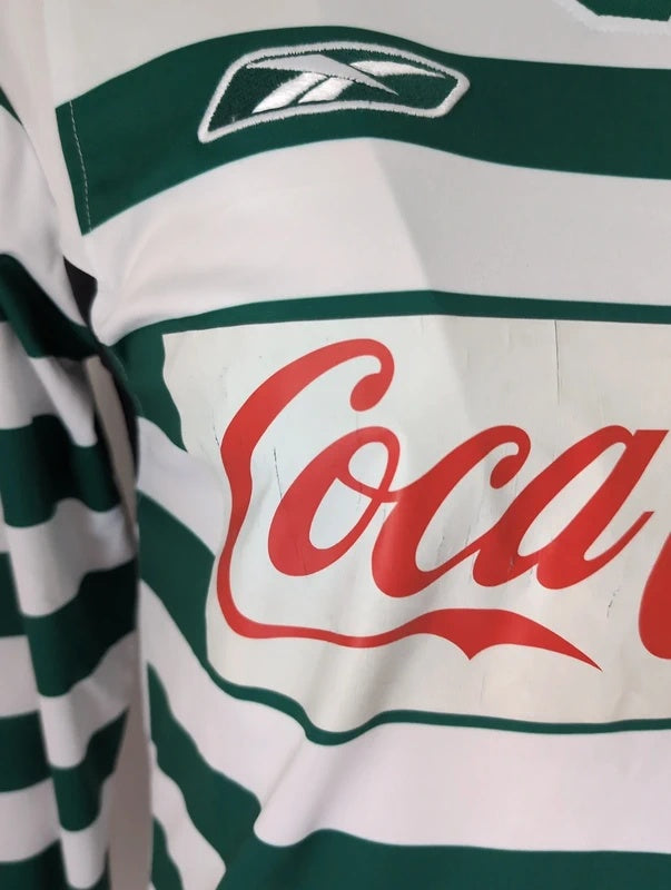 Sporting B 2004 2005 Reebok matchworn football shirt soccer jersey S #9