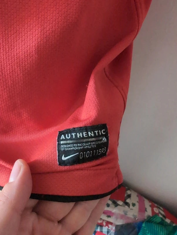 Manchester united 2010 2011 Nike player issue football shirt soccer jersey S