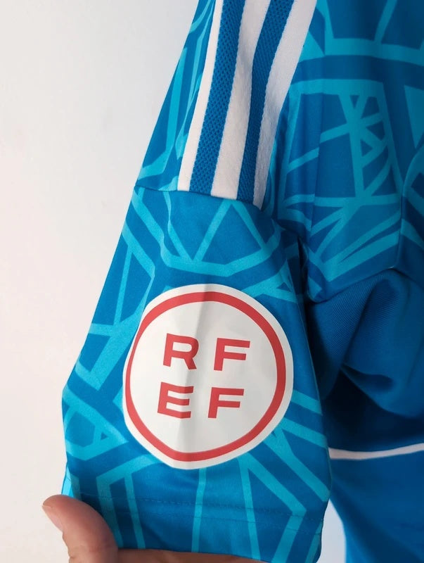 Real Madrid 2022 2023 adidas goalkeeper football shirt soccer jersey L #32 quetglas matchworn