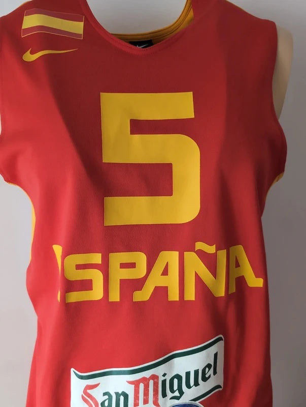 Spain 2014 Nike basketball shirt soccer jersey M 598953 600