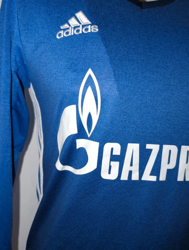 Schalke 04 2016 2017 adidas longsleeve football shirt soccer jersey S ai7226