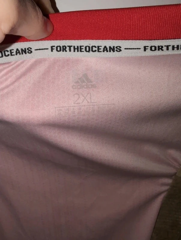 Real Madrid 2018 2019 adidas third parley football shirt soccer jersey XXL dp5445