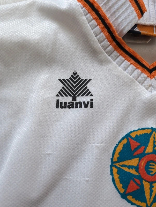 Valencia 1998 1999 luanvi football shirt soccer jersey boys M size