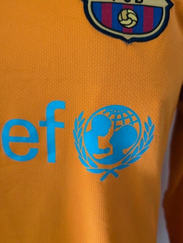 Barcelona 2006 2007 away nike matchworn matchissue football shirt soccer jersey L #7 gudjohnsen