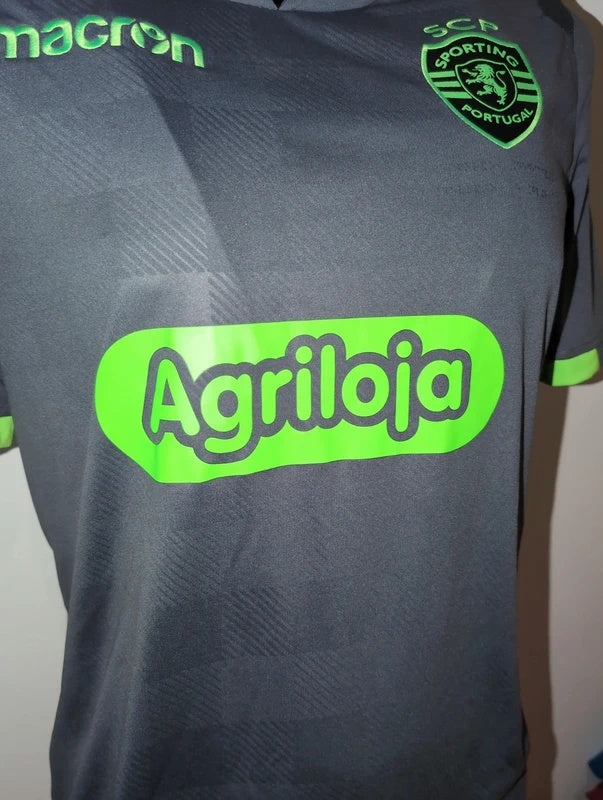 Sporting B 2018 2019 macron matchworn football shirt soccer jersey XL #4 vidigal