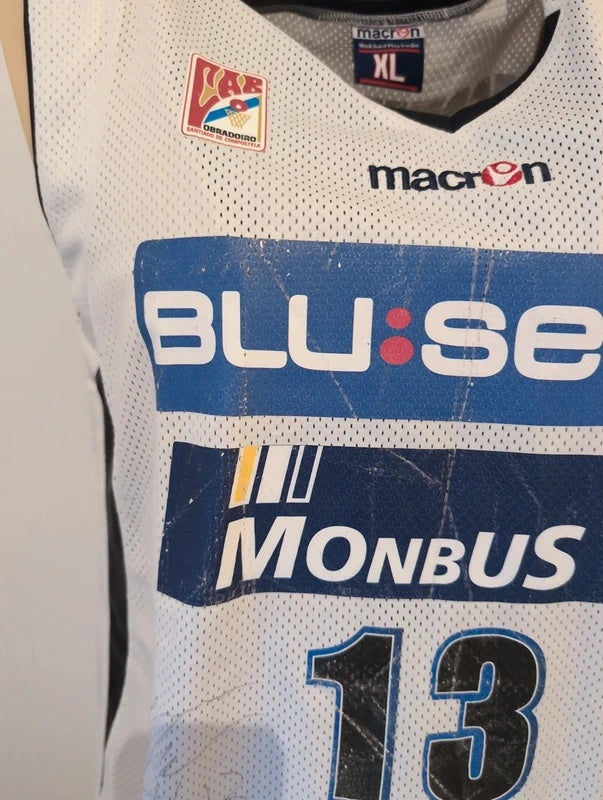 Blusens Monbus macron 2011 basket shirt jersey signed #13 Washington
