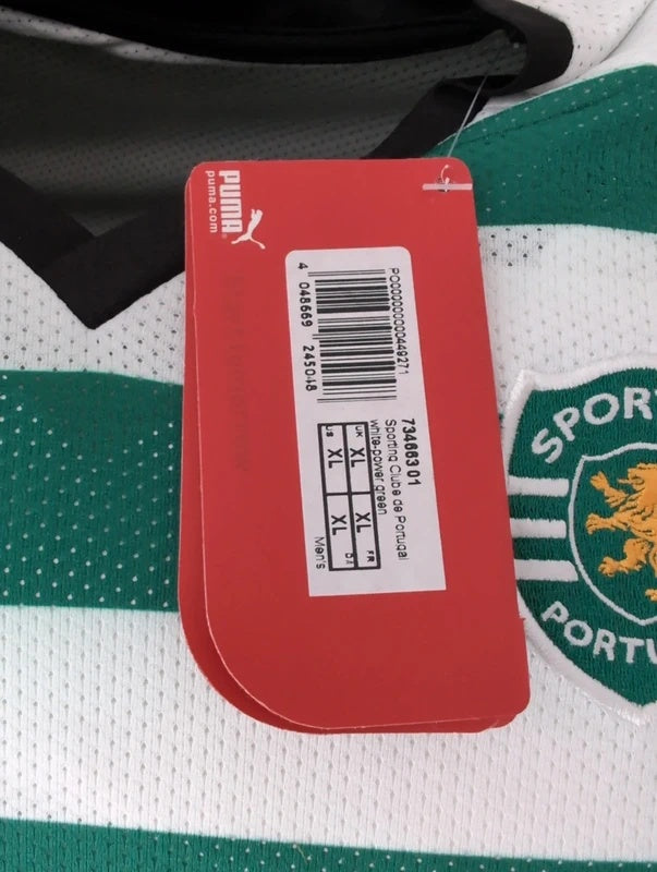 Sporting 2008 2009 puma football shirt soccer jersey XL bnwt