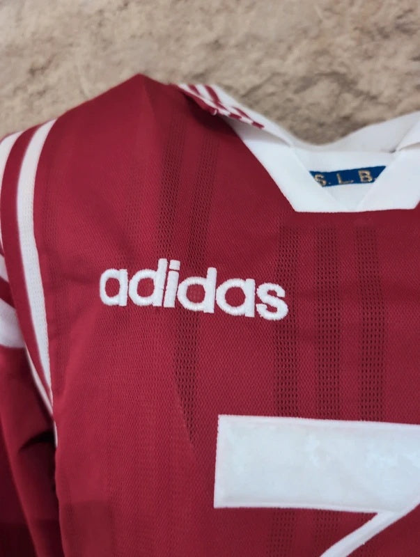Benfica 1997 1998 adidas football shirt soccer jersey L