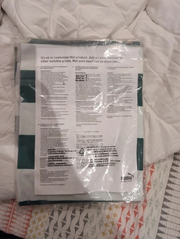 Sporting puma 2009 2010 football shirt soccer jersey XL bnwt