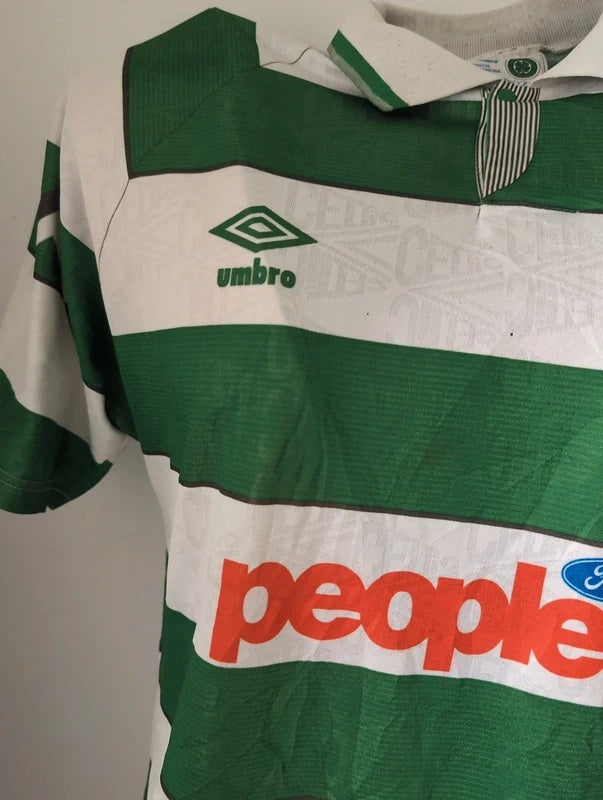 Celtic 1991 1992 umbro football shirt soccer jersey M