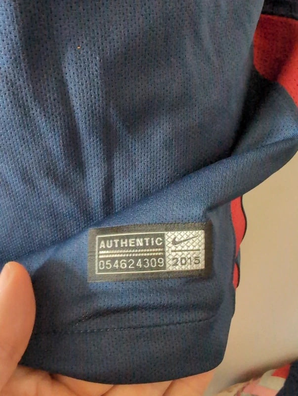 Atlético Madrid 2015 2016 away Nike football shirt soccer jersey M 686333 410 #11 Jackson Martinez