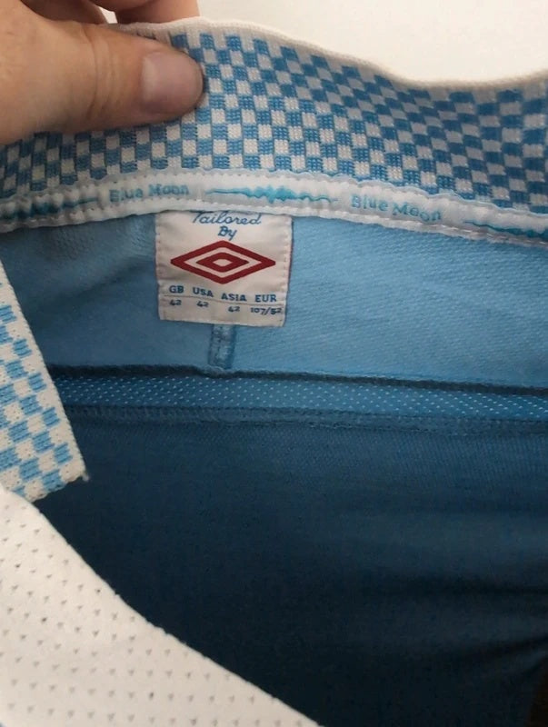 Manchester city 2011 2012 umbro football shirt soccer jersey L