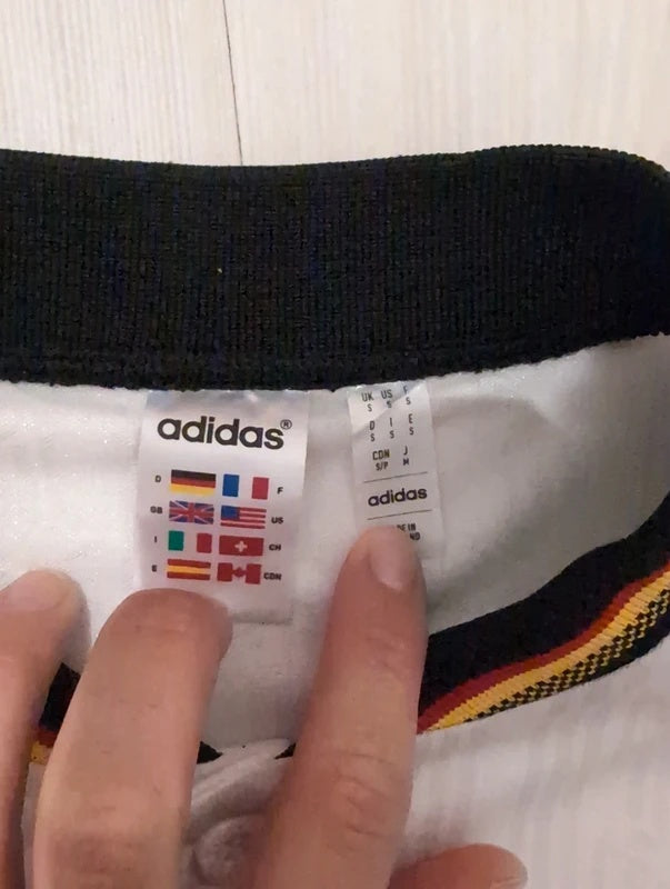 Germany 1996 adidas remake football shirt soccer jersey S IT7749