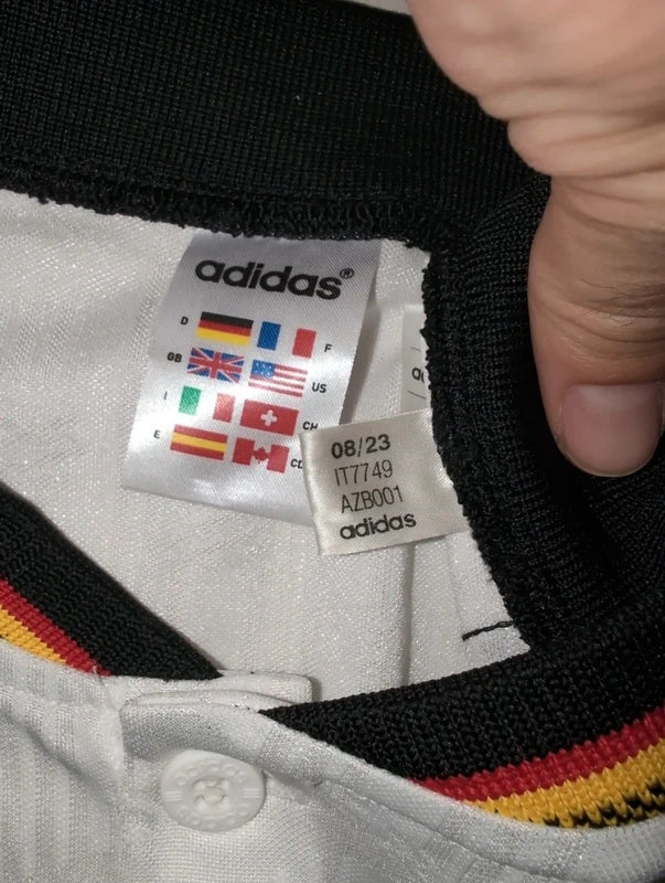 Germany 1996 adidas remake football shirt soccer jersey S IT7749