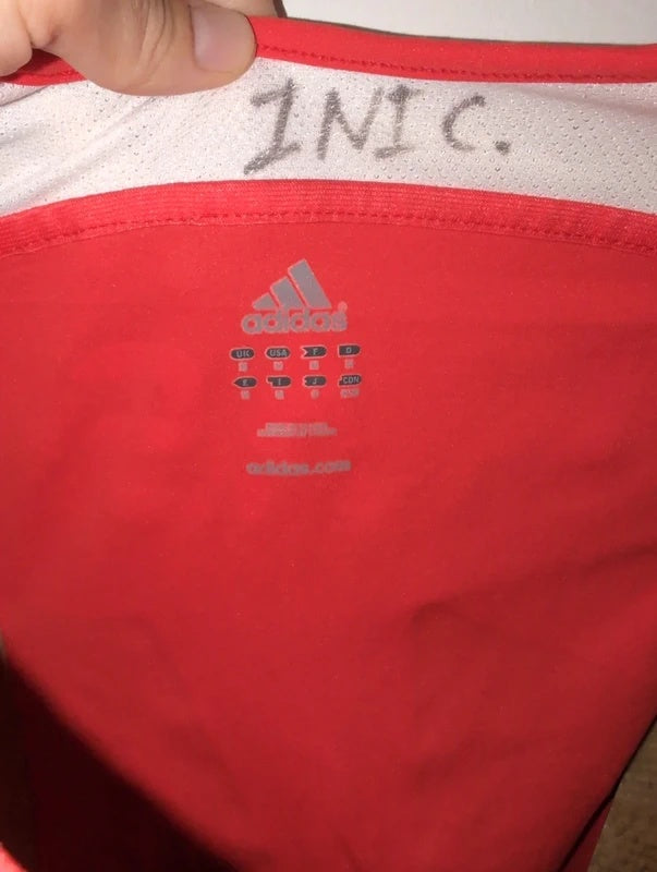 Benfica B 2005 2006 adidas matchworn football shirt soccer jersey M #14