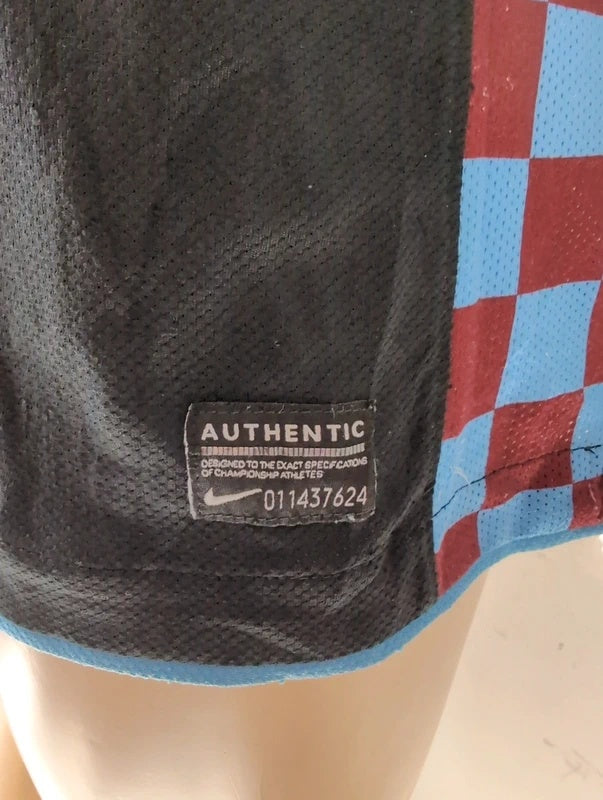 Aston villa 2010 2011 Nike longsleeve football shirt soccer jersey L 381795 011 #13 speers