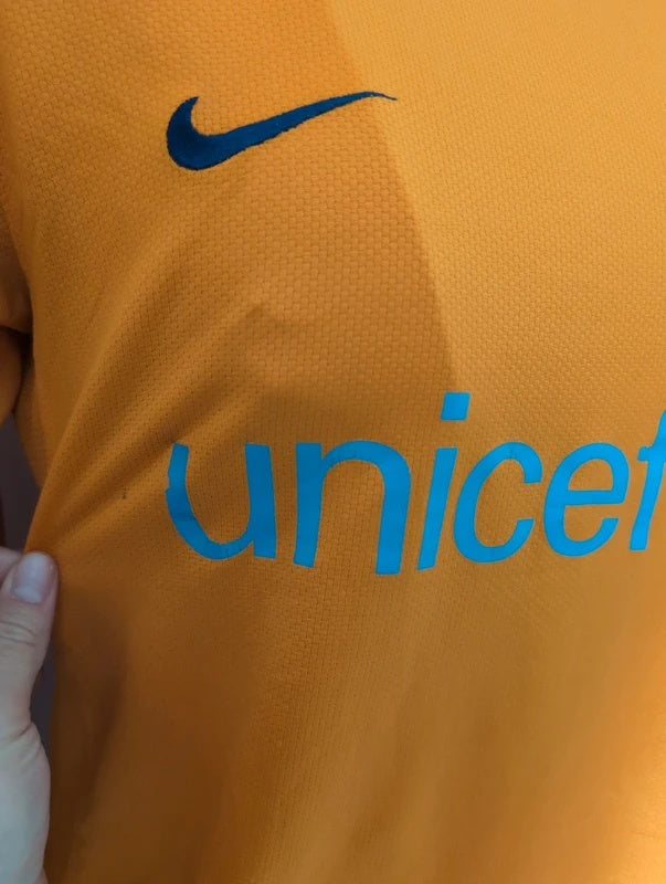 Barcelona 2006 2007 away nike matchworn matchissue football shirt soccer jersey L #7 gudjohnsen