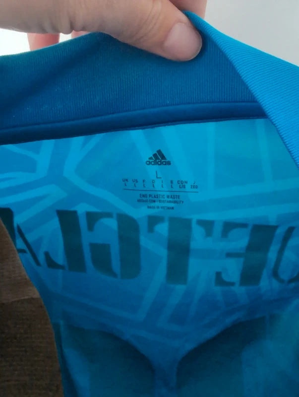 Real Madrid 2022 2023 adidas goalkeeper football shirt soccer jersey L #32 quetglas matchworn