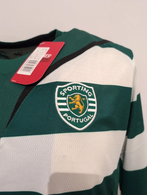 Sporting puma 2009 2010 football shirt soccer jersey XL bnwt