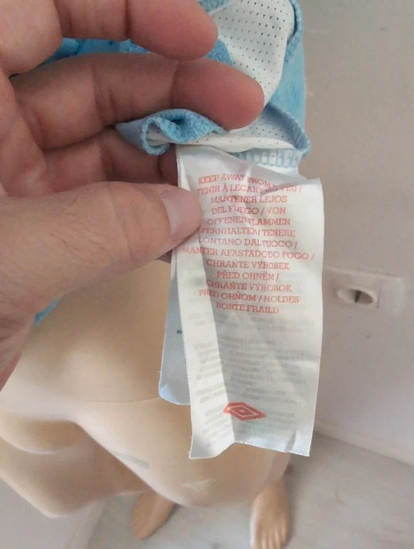 Manchester city 2011 2012 umbro football shirt soccer jersey L