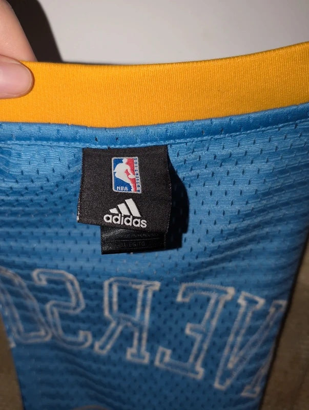 Denver Nuggets #3 Ty Lawson Adidas NBA Light Blue Jersey L