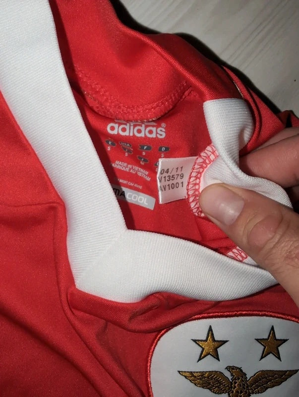 Benfica B 2011 2012 adidas longsleeve matchworn football shirt soccer jersey S #9
