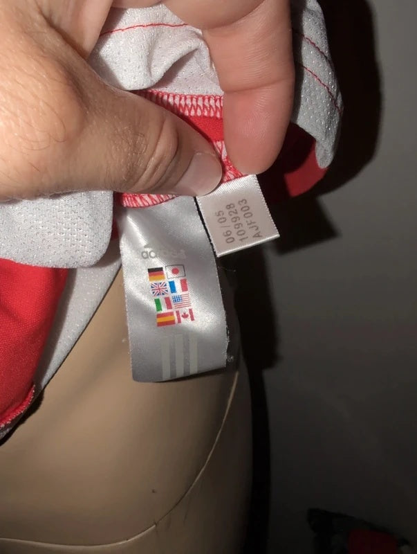 Benfica B 2005 2006 adidas matchworn football shirt soccer jersey M #5