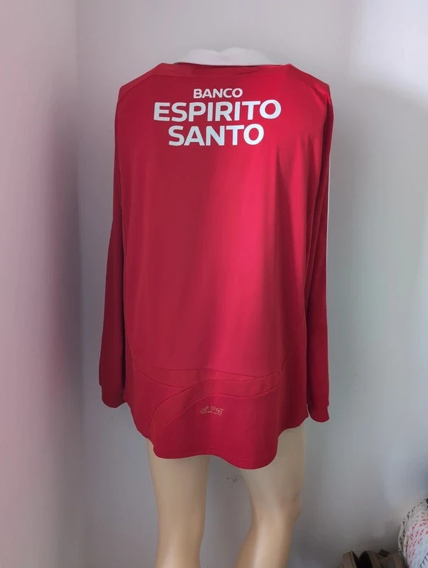 Benfica 2007 2008 adidas longsleeve football shirt soccer jersey XL 694847