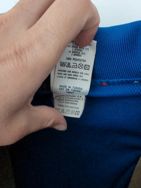 France 2000 2002 adidas football shirt soccer jersey M 647194