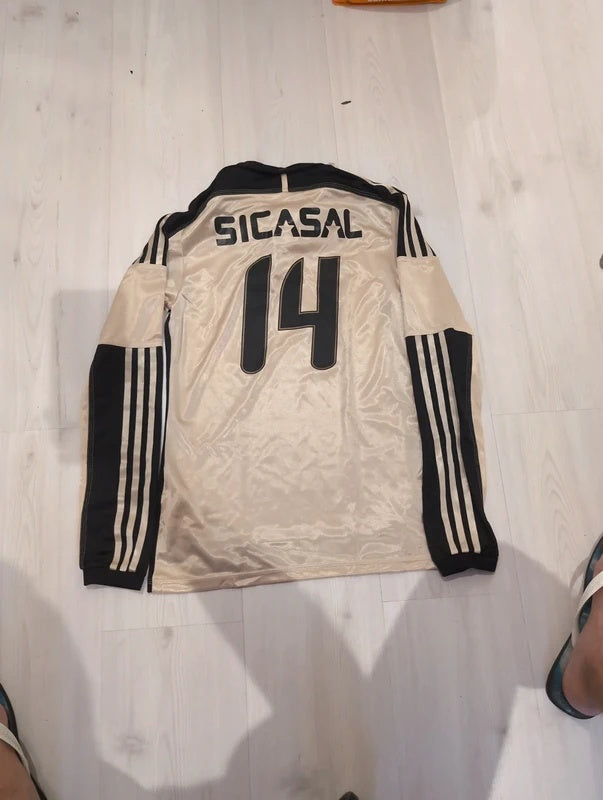 Benfica B 2011 2012 adidas away longsleeve matchworn football shirt soccer jersey S #14