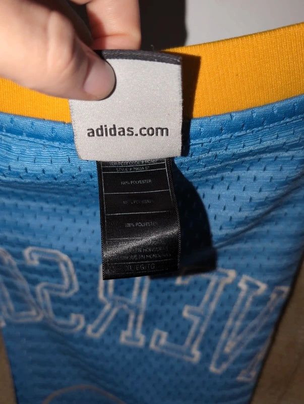 Denver Nuggets #3 Ty Lawson Adidas NBA Light Blue Jersey L