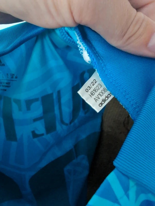 Real Madrid 2022 2023 adidas goalkeeper football shirt soccer jersey L #32 quetglas matchworn