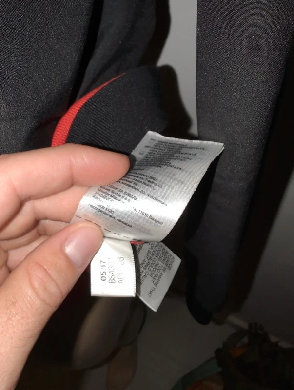 Manchester united 2017 adidas presentation UCL jacket football soccer L bs4304