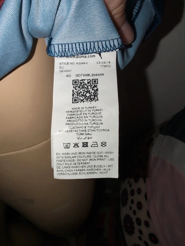 Sd eibar 2018 2019 puma football shirt soccer jersey XL