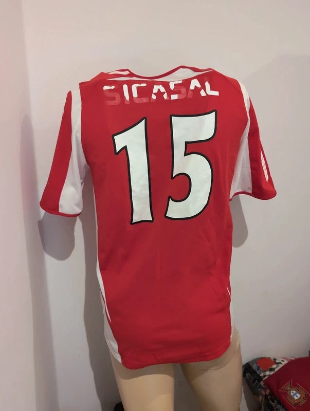 Benfica B 2005 2006 adidas matchworn football shirt soccer jersey M #15