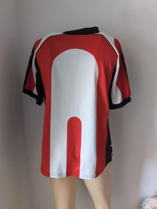 sparta Rotterdam red star template kappa 90s football shirt soccer jersey L