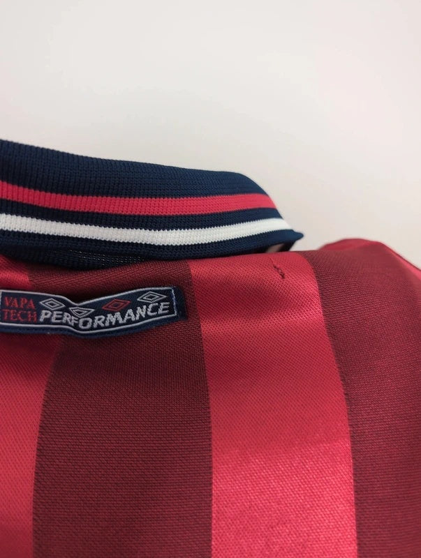 England 1998 away umbro football shirt soccer jersey XL