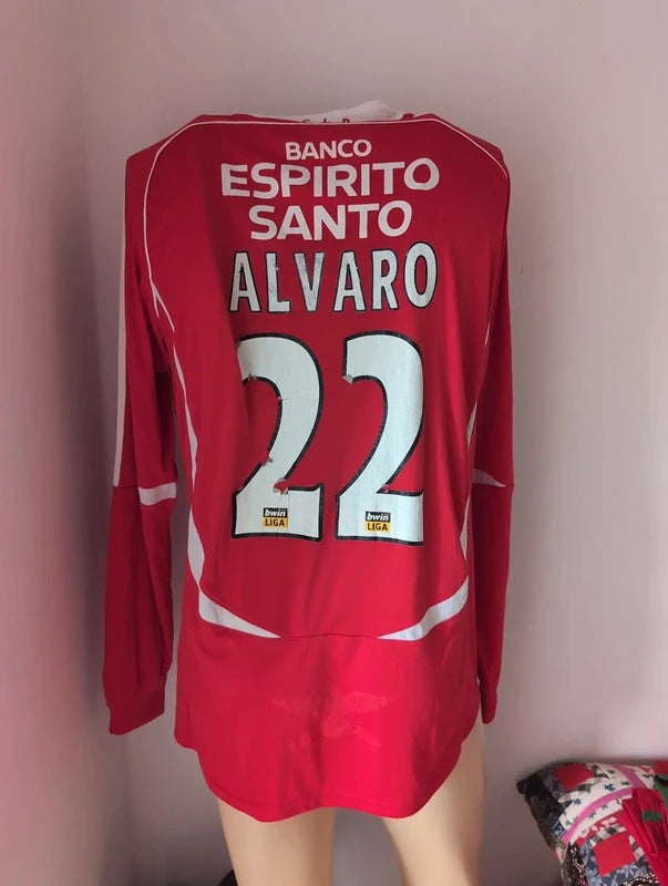 Benfica 2006 2007 adidas longsleeve football shirt soccer jersey XL 060677