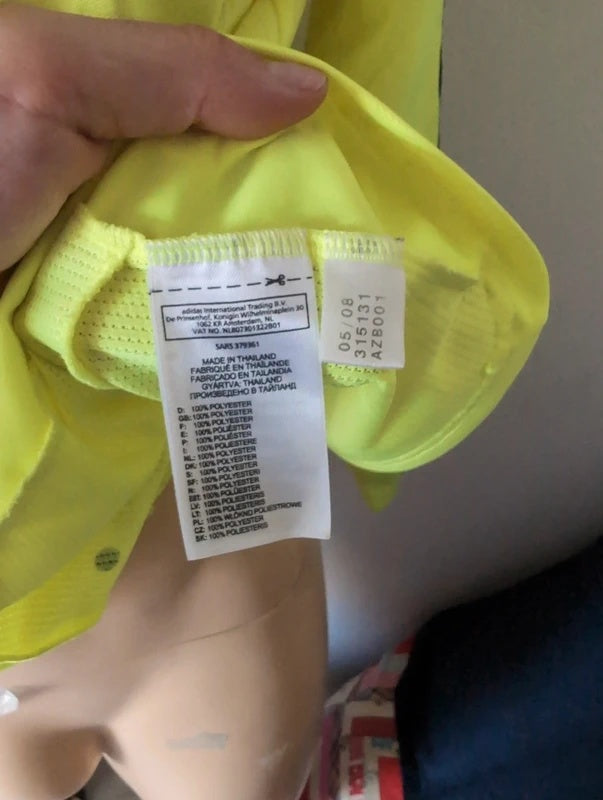 Benfica 2008 adidas goalkeeper football shirt soccer jersey L 315131