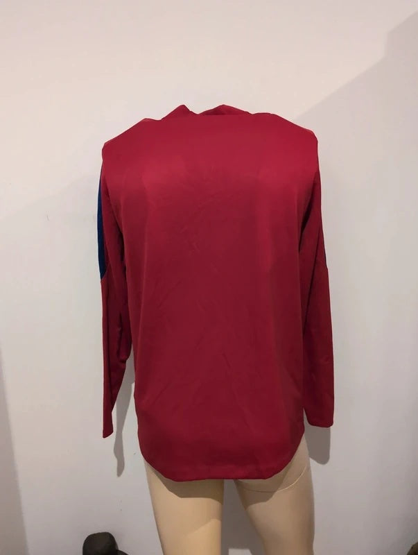 England 2016 2017 Nike 1/4 zip drill top football soccer L 725304 688