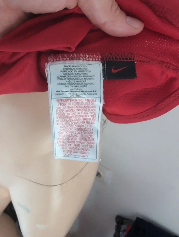 Manchester united 2007 2008 Nike football shirt soccer jersey L 237924 666