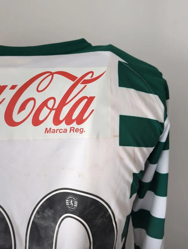 Sporting B 2004 2005 Reebok matchworn football shirt soccer jersey S #20