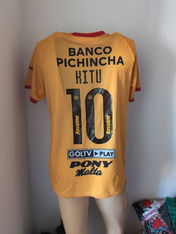 Barcelona sc marathon 2021 matchworn football shirt soccer jersey XL #10 Kitu