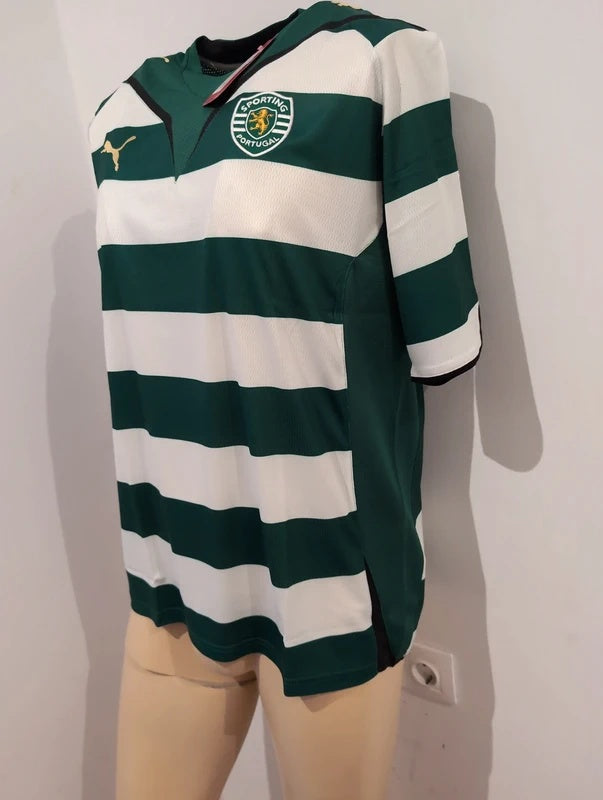 Sporting puma 2009 2010 football shirt soccer jersey XL bnwt