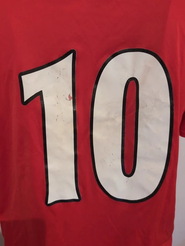 Benfica B 2007 2008 adidas matchworn football shirt soccer jersey L #10