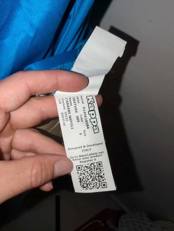 Napoli Kappa basebol shirt S