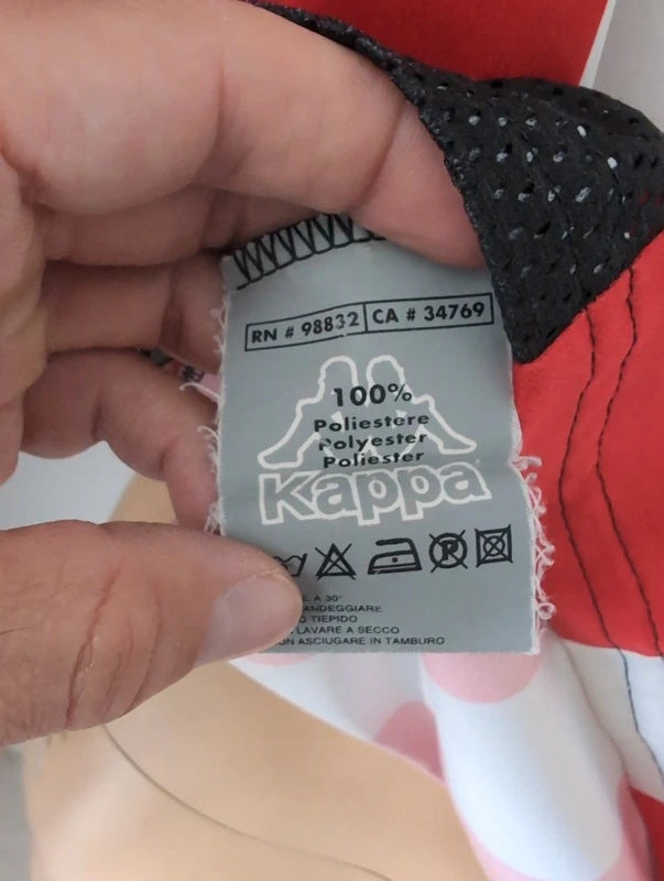 sparta Rotterdam red star template kappa 90s football shirt soccer jersey L